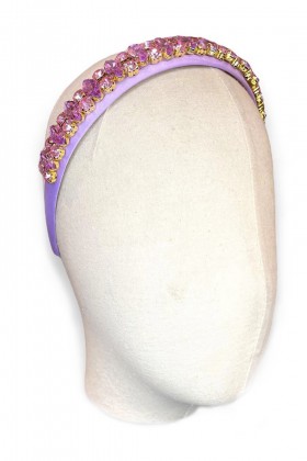 Lilac headband - Marina Fossati - Rent Drexcode - 1