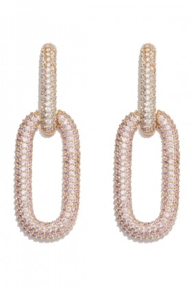 Pink oval earrings - Marina Fossati - Sale Drexcode - 1