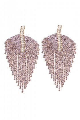 Lilac dangling earrings - Marina Fossati - Rent Drexcode - 1