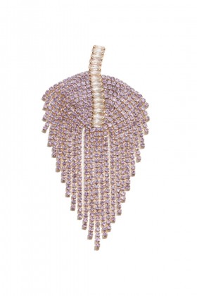 Lilac dangling earrings - Marina Fossati - Rent Drexcode - 2