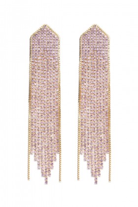 Lilac dangling earrings - Marina Fossati - Rent Drexcode - 1