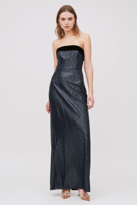 Midnight sequin dress - ML - Monique Lhuillier - Sale Drexcode - 1