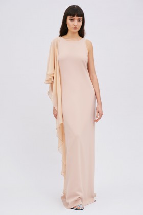 Powder pink dress with chiffon - Maxmara - Rent Drexcode - 1