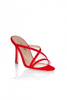 Red satin sandal - MSUP - Sale Drexcode - 1