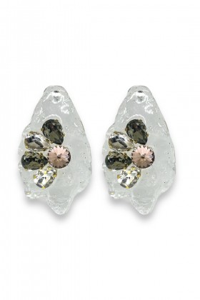 Resin crystal earrings - Nani&Co - Rent Drexcode - 2