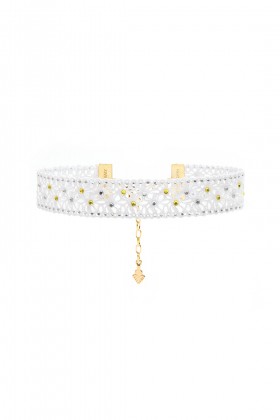 Lace choker with crystals - Almarow - Sale Drexcode - 2