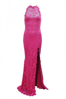 Fuchsia lace dress - Olvi's - Sale Drexcode - 1