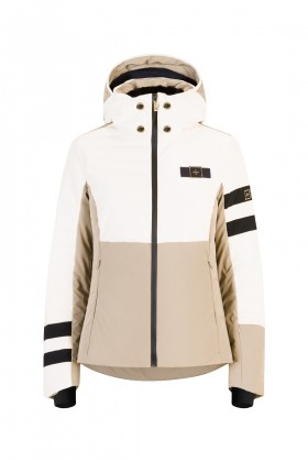 Beige and white ski down jacket - OneMore - Rent Drexcode - 1
