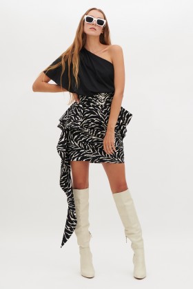 Zebra print mini skirt - Redemption - Rent Drexcode - 2