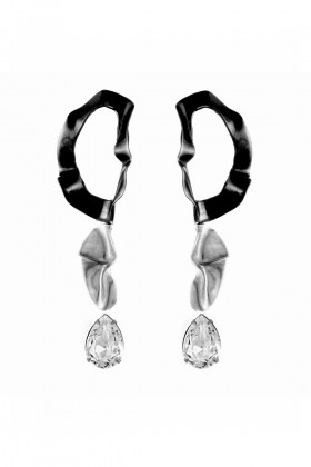 Inside Out Drop Earrings - Sterling King - Rent Drexcode - 1