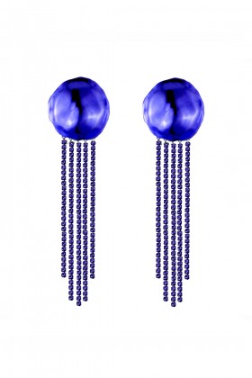 Orbit Crystal Drop Earrings - Sterling King - Rent Drexcode - 1