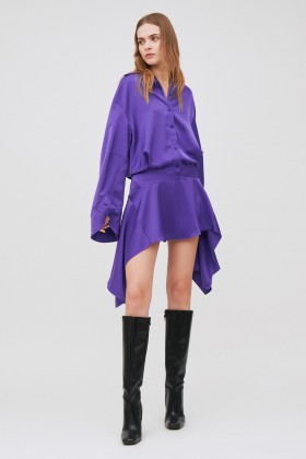 Purple shirt dress - The Attico - Rent Drexcode - 2