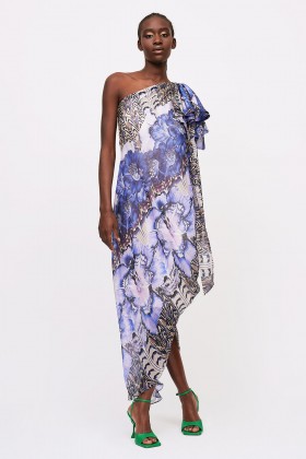 Liana print one-shoulder dress - Temperley London - Rent Drexcode - 2