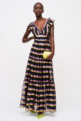 Multicolor striped dress - Temperley London - Rent Drexcode - 2