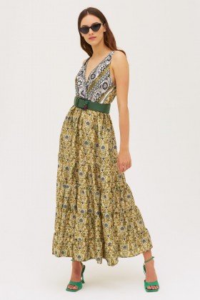 Green print dress - Thomas Lee - Sale Drexcode - 2