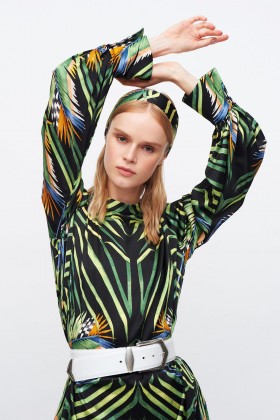 Abito stampa tropicale - Temperley London - Rent Drexcode - 2