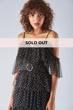 Off shoulder dress with ruffles - Forever Unique - Sale Drexcode - 1
