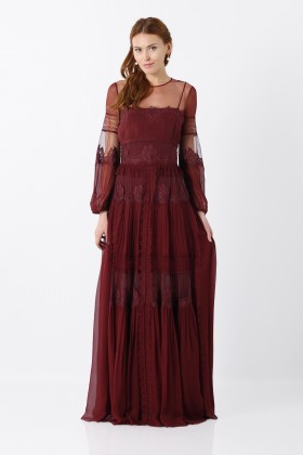  Lace dress with transparencies - Alberta Ferretti - Rent Drexcode - 1