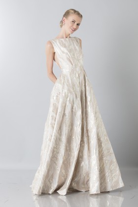 Long dress with golden pattern - Ports 1961 - Rent Drexcode - 1