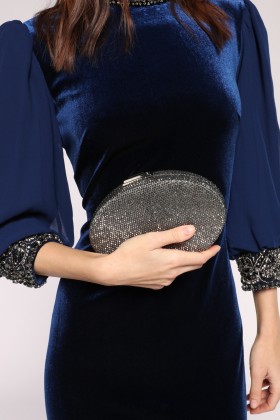Hematite oval clutch - Anna Cecere - Sale Drexcode - 1