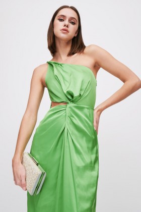 One shoulder green dress - Amur - Sale Drexcode - 2