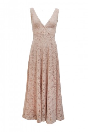 Pink lace dress - Ana Maria Couture - Sale Drexcode - 1