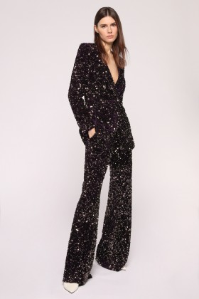Velvet and glitter outfit - Badgley Mischka - Sale Drexcode - 1