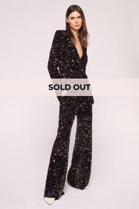 Velvet and glitter outfit - Badgley Mischka - Sale Drexcode - 1