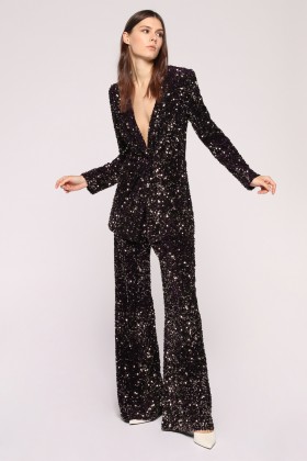 Velvet and glitter outfit - Badgley Mischka - Sale Drexcode - 2