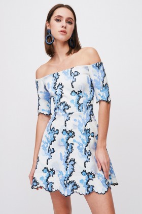 Dress with blue print - Cynthia Rowley - Sale Drexcode - 1