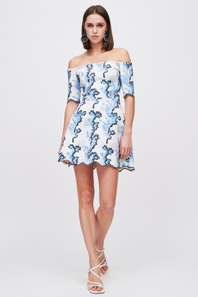 Dress with blue print - Cynthia Rowley - Sale Drexcode - 2