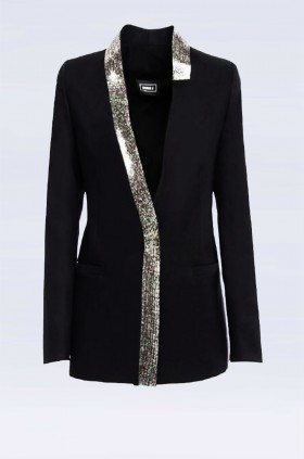 Jacket with rhinestone strap - Doris S. - Sale Drexcode - 2