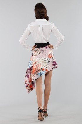 Asymmetric skirt with print - Fausto Puglisi - Rent Drexcode - 2