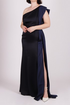 Blue one shoulder dress - Drexcode - Rent Drexcode - 1