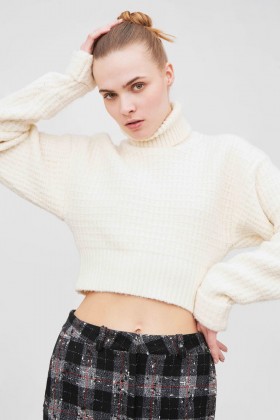 White turtleneck - For Love and Lemons - Rent Drexcode - 1