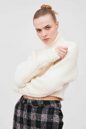 White turtleneck - For Love and Lemons - Rent Drexcode - 2