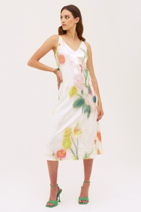 Floral sequin dress - Halston - Rent Drexcode - 2