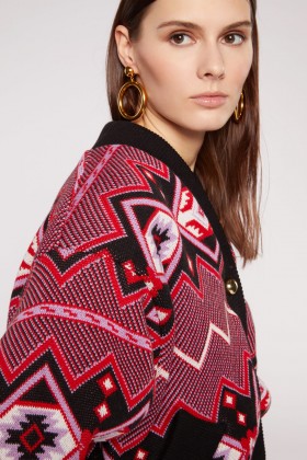 Bomber with geometric pattern - Hayley Menzies - Sale Drexcode - 2