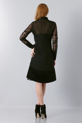 Lace dress with sleeves - Rochas - Sale Drexcode - 2