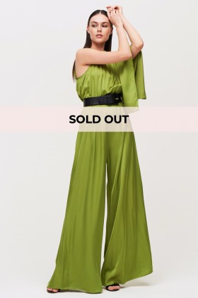 Pistachio one shoulder jumpsuit - Juliet Noor - Sale Drexcode - 1