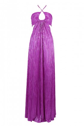 Magenta lurex dress - Juliet Noor - Rent Drexcode - 1