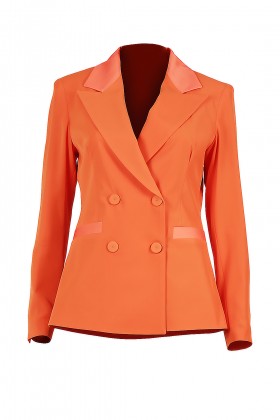 orange jacket - Juliet Noor - Rent Drexcode - 1