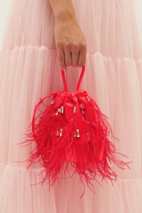  Bag feathers and fuchsia rhinestones - The Goal Digger - Sale Drexcode - 2