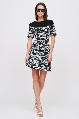 Black&white print dress - Kenzo - Sale Drexcode - 1