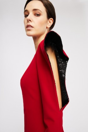 One shoulder red dress - Kathy Heyndels - Sale Drexcode - 2