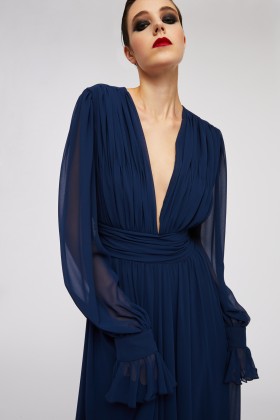 Blue long dress - Kathy Heyndels - Sale Drexcode - 2