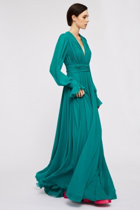 Long green dress - Kathy Heyndels - Sale Drexcode - 2
