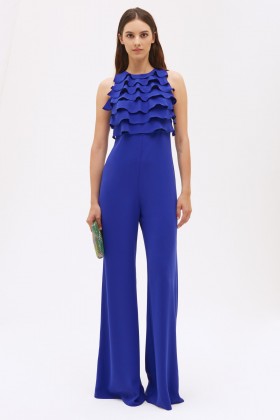Blue jumpsuit with ruffles - Kathy Heyndels - Sale Drexcode - 2