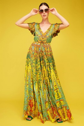  Baroque Garden Yellow Dress - Koré Collections - Rent Drexcode - 1