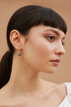 Hoop earrings with pendant - Luv Aj - Rent Drexcode - 2
